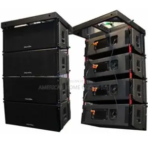Admark a-12a Double 12" Waterproof Powered Line Array, W/Built-in DSP