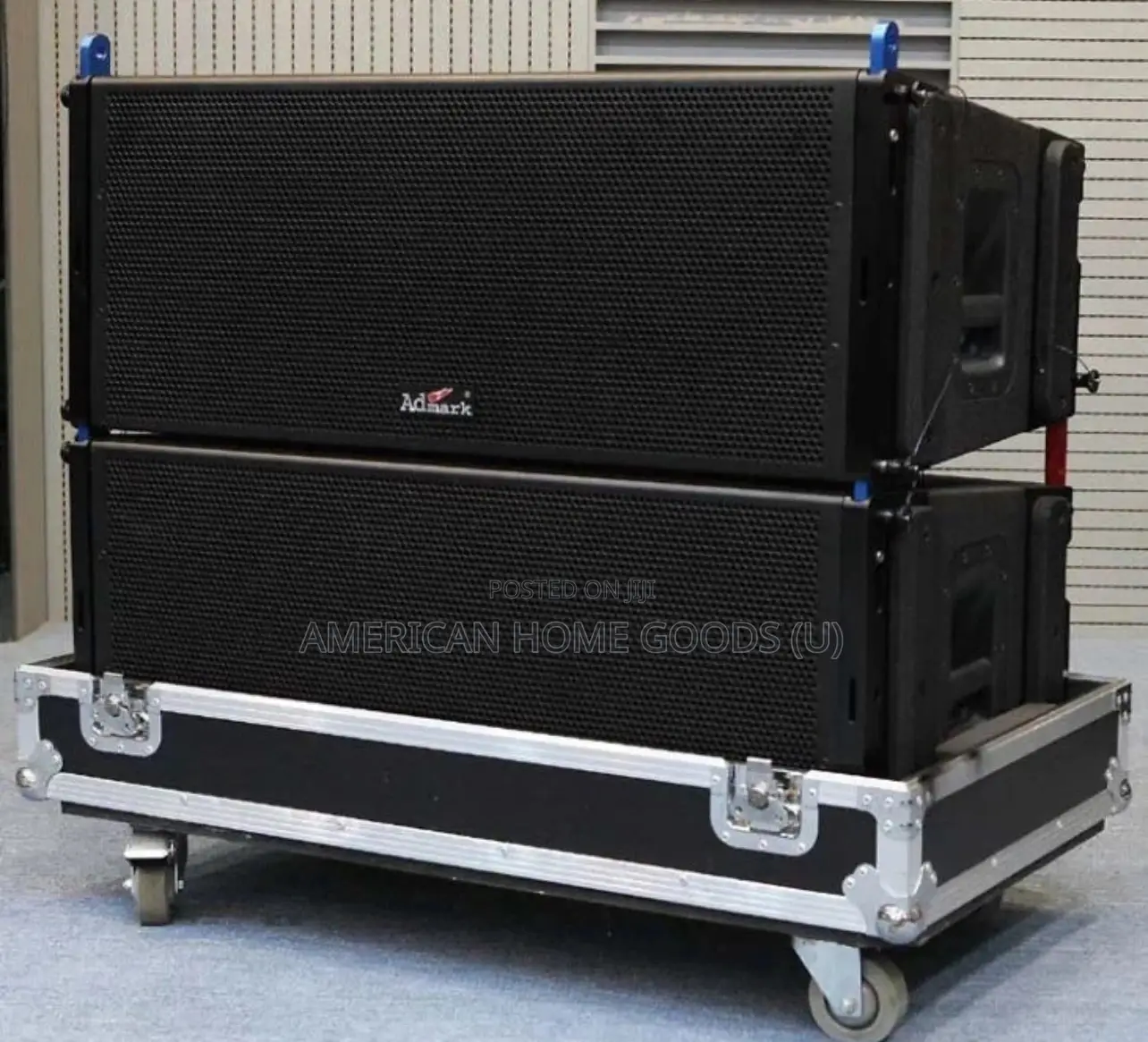Admark a-12a Double 12" Waterproof Powered Line Array, W/Built-in DSP