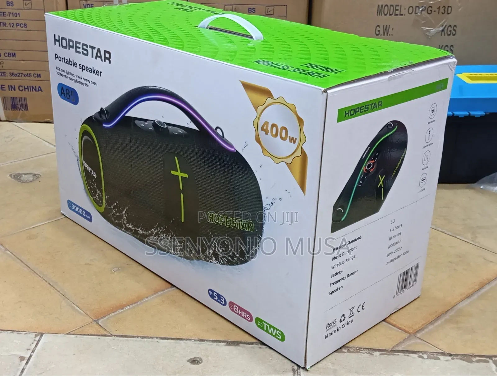 Hopestar A85 Outdoor Party Speaker | 400w Powerful Bass Portable Bt