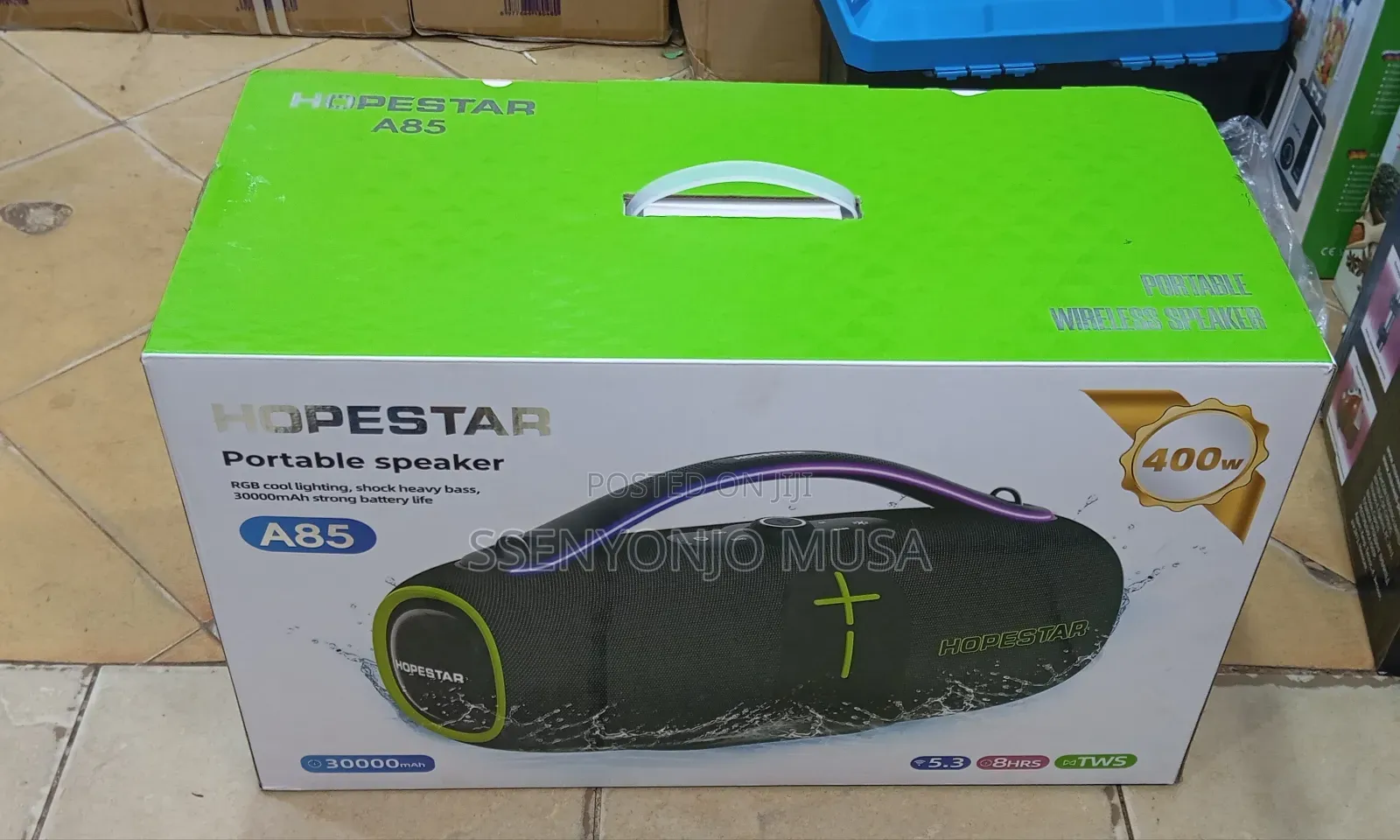 Hopestar A85 Outdoor Party Speaker | 400w Powerful Bass Portable Bt