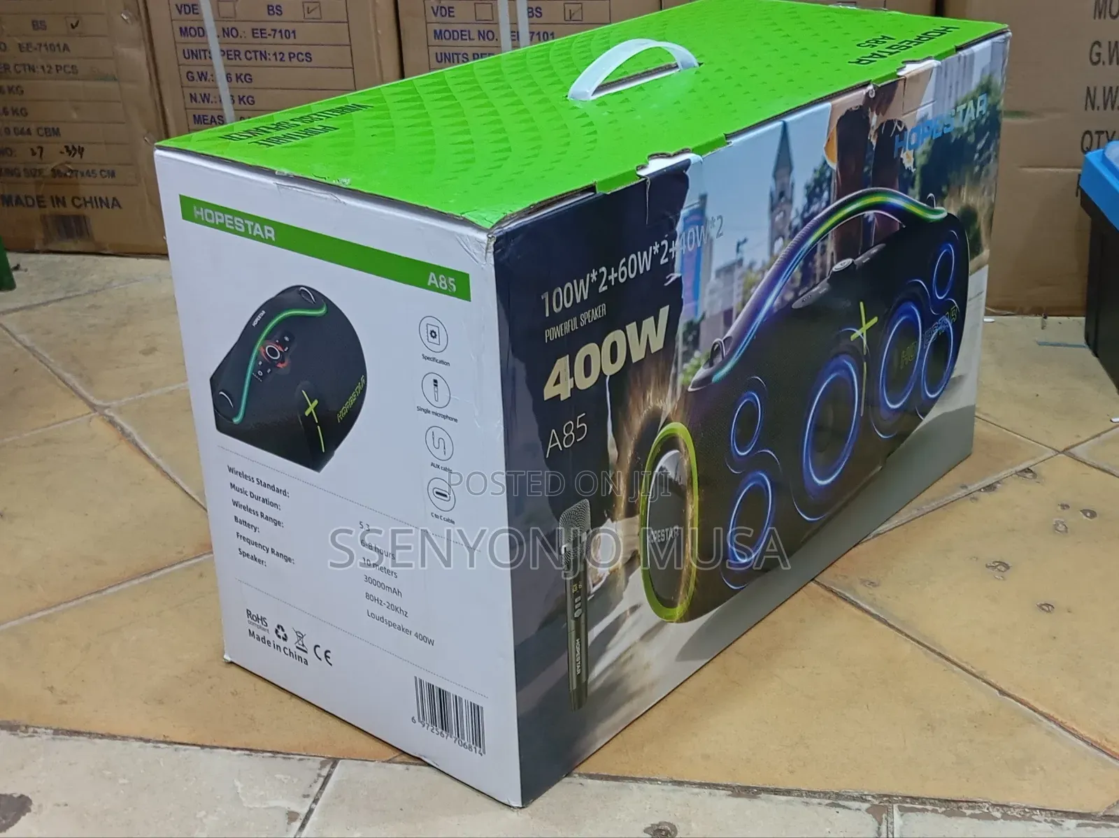Hopestar A85 Outdoor Party Speaker | 400w Powerful Bass Portable Bt