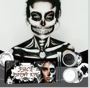 Face Paint, Black White Grey