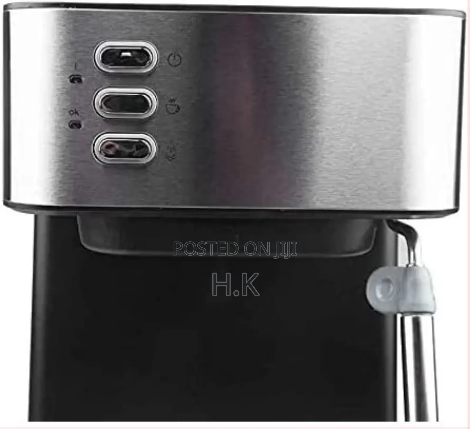 DSP 1.6 Litre Electric Espresso Coffee Maker Machine- Silver