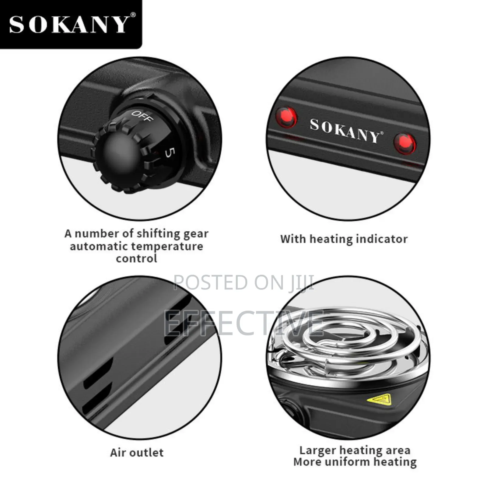 Sokany Electric Stove Coil Hot Plate Cooker