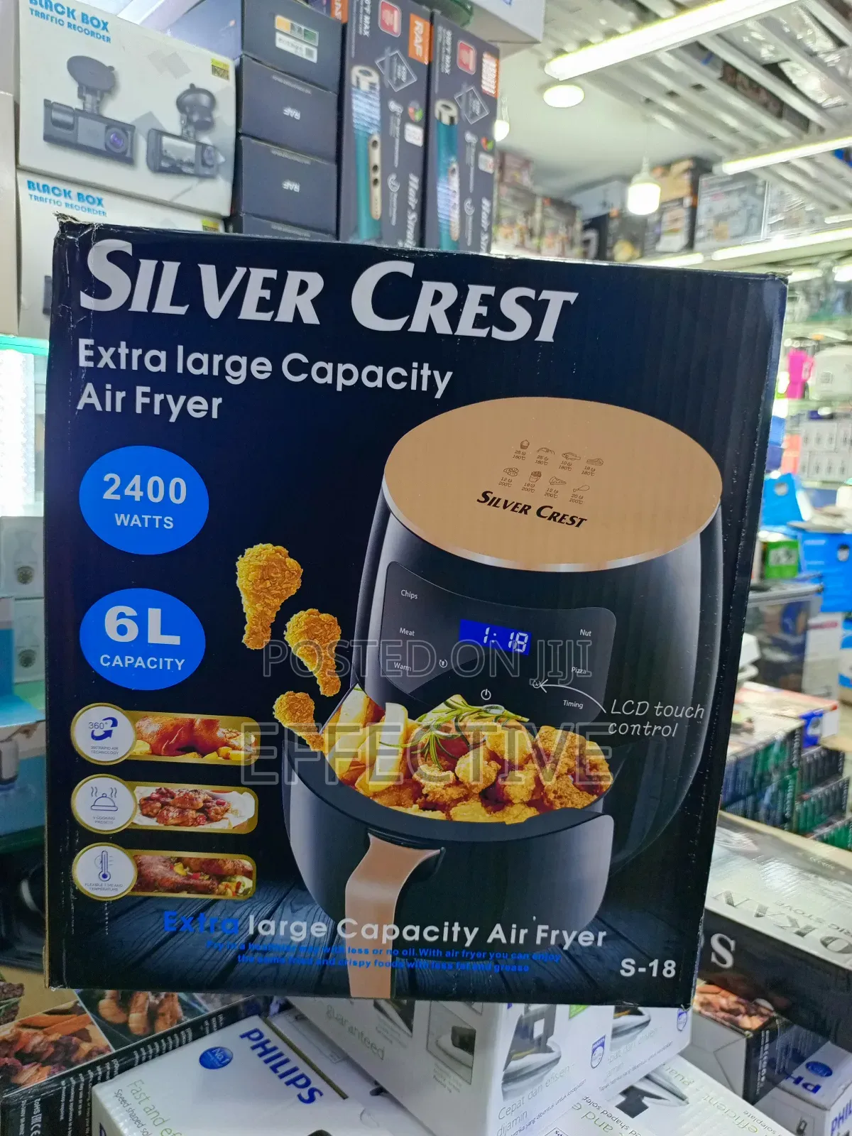 Silver Crest S-18 Extra Large Capacity Air Fryer.