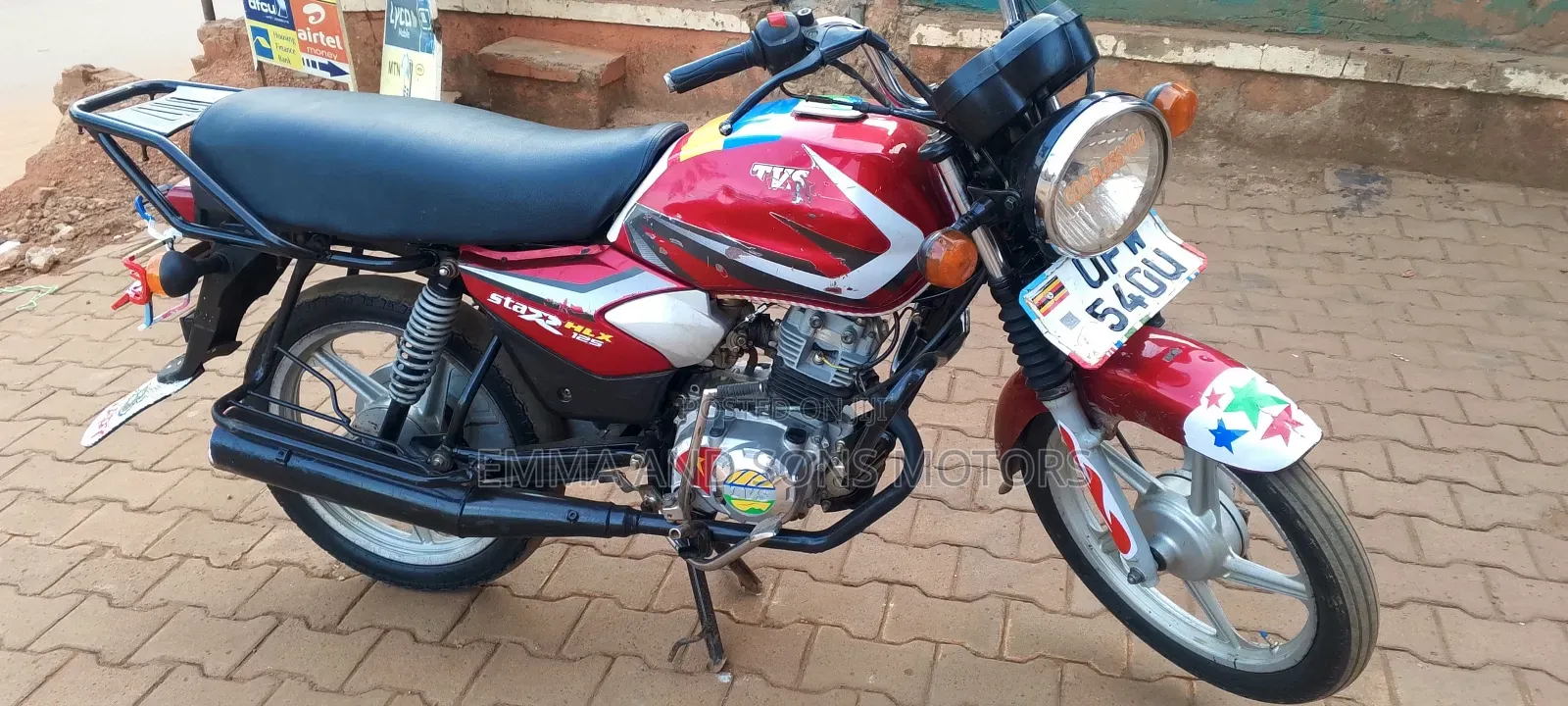 TVS HLX 125 2023 Red