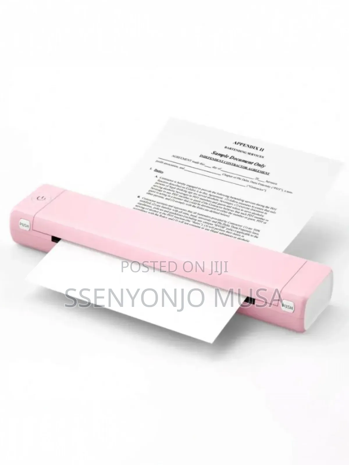 A4 Portable Thermal Printer | Inkless Bt Wireless Travel Printer