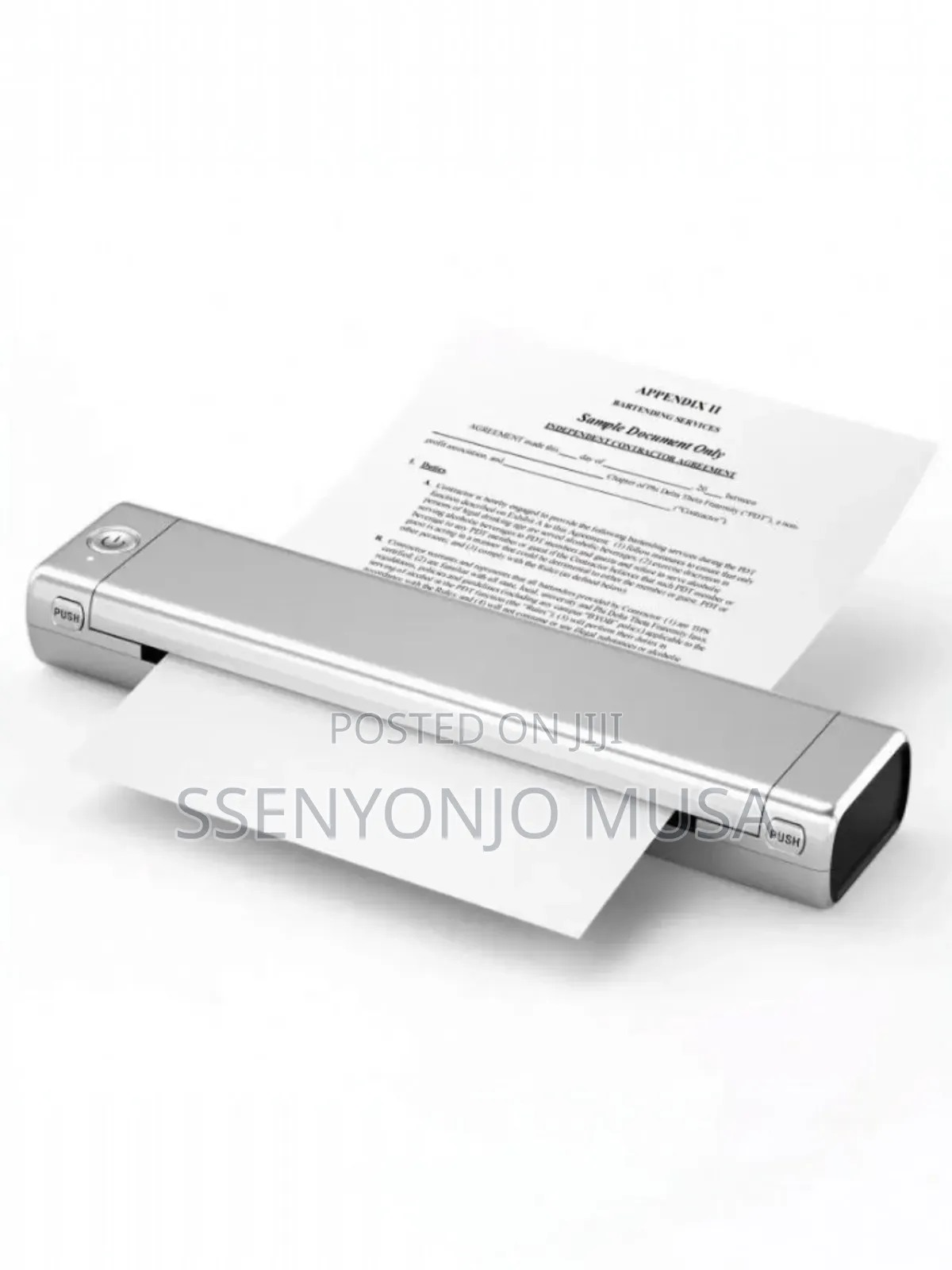 A4 Portable Thermal Printer | Inkless Bt Wireless Travel Printer