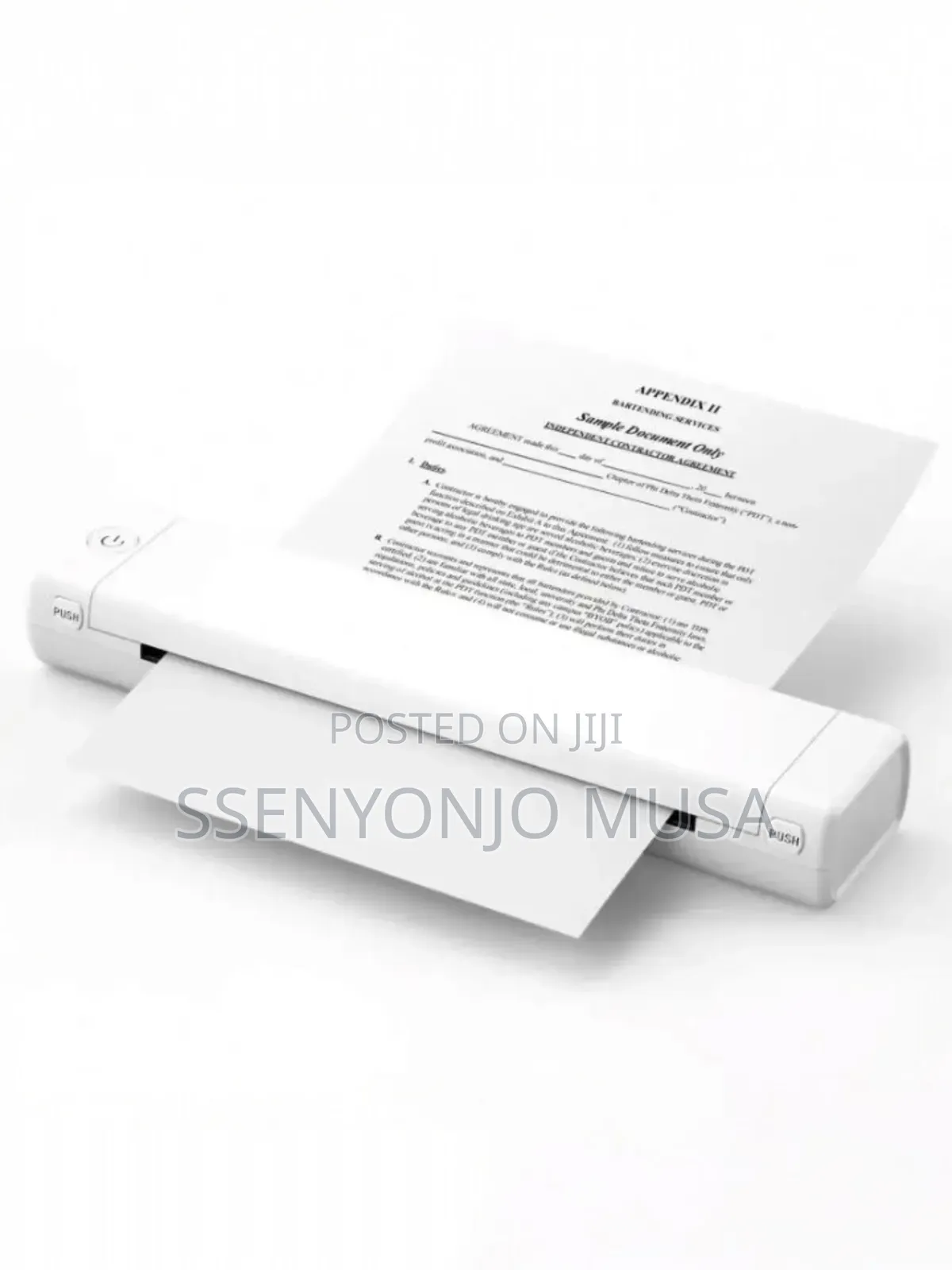 A4 Portable Thermal Printer | Inkless Bt Wireless Travel Printer