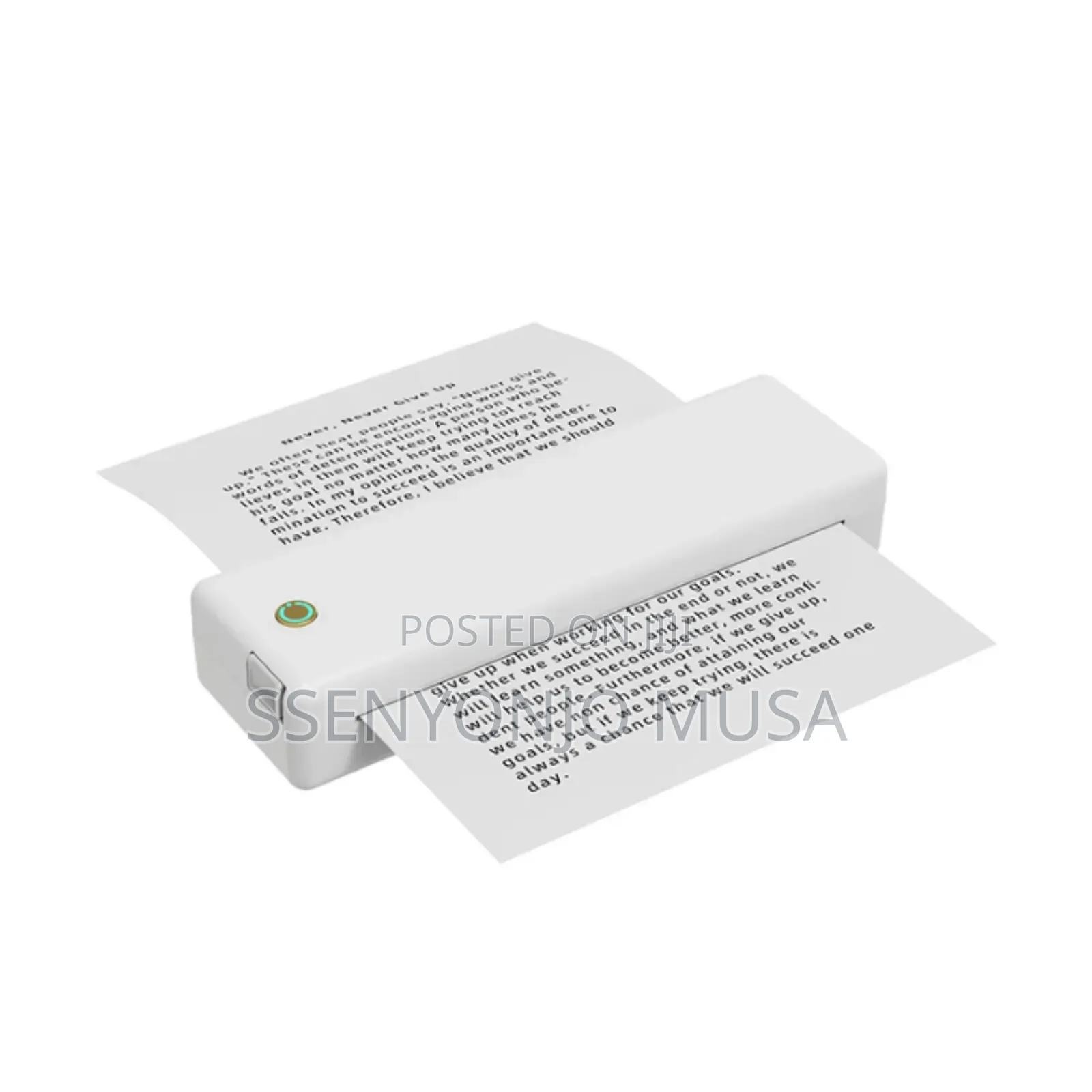 A4 Portable Thermal Printer | Inkless Bt Wireless Travel Printer