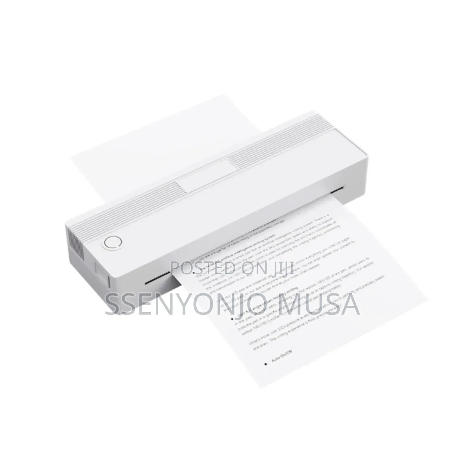 A4 Portable Thermal Printer | Inkless Bt Wireless Travel Printer