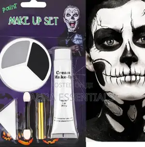 Face Paint, Black White Grey