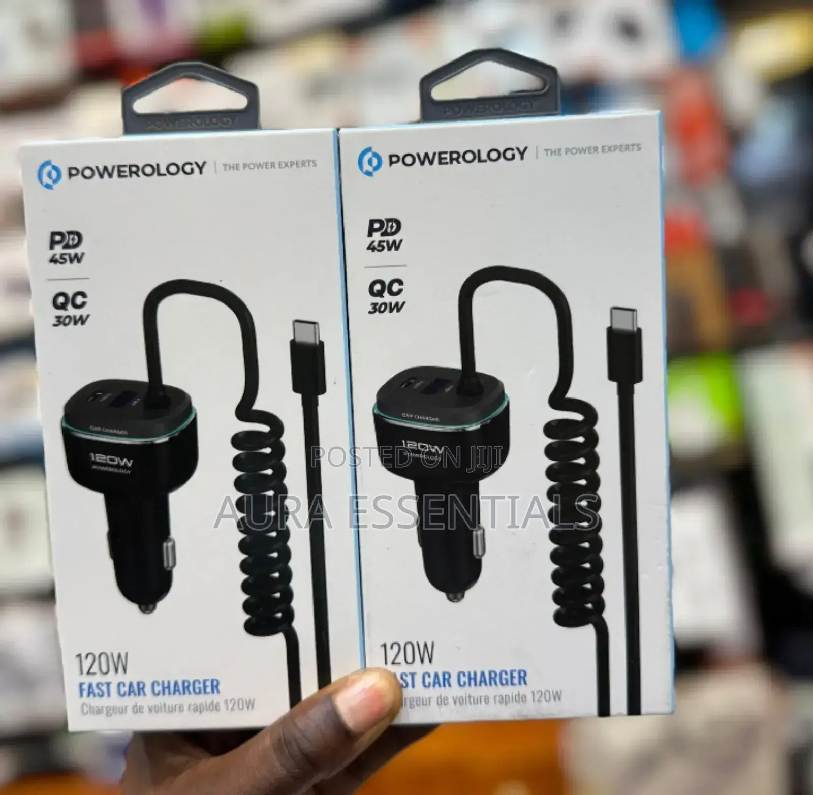 Powerology 120w  Fast Car Charger