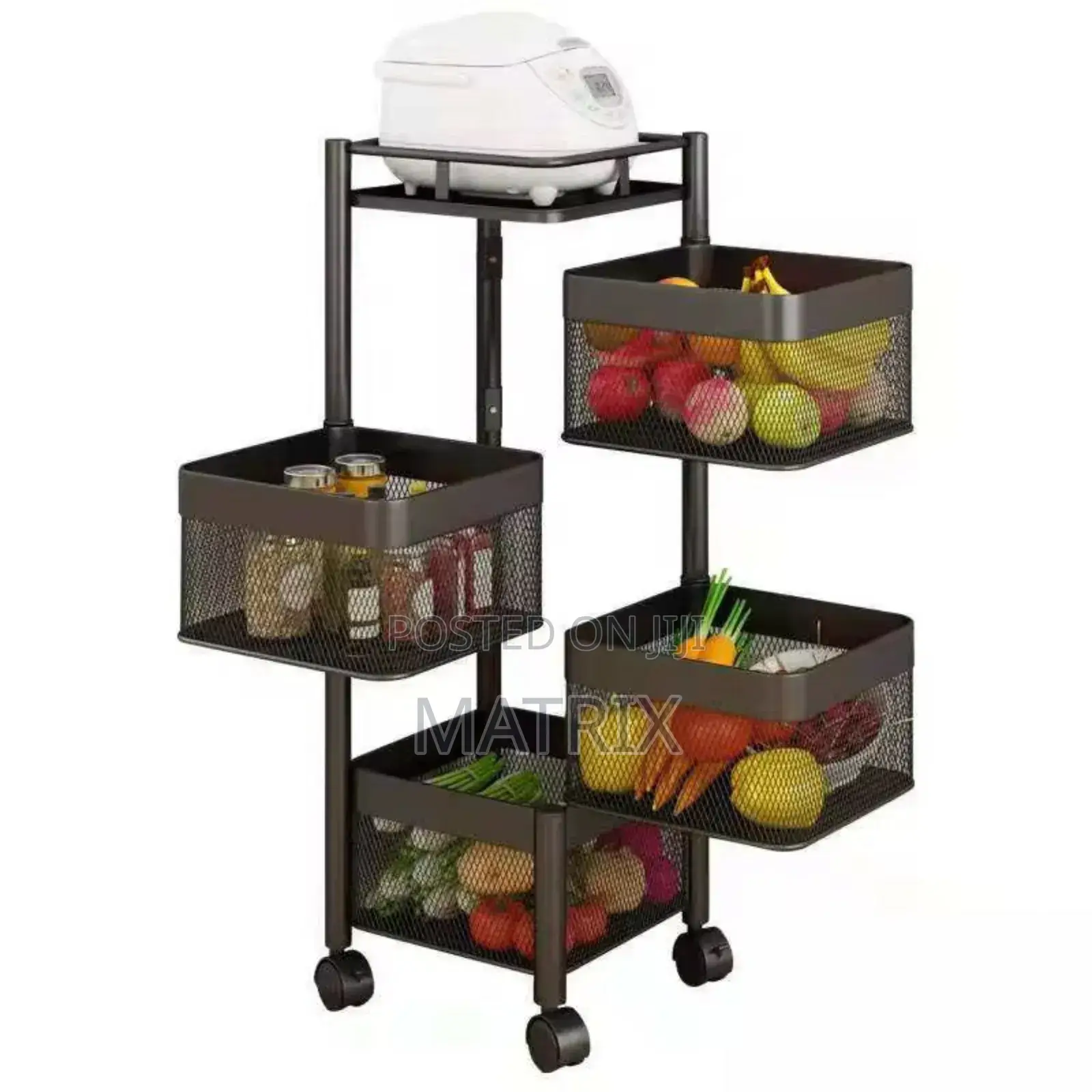 4 Tier Vegetable Organizer Kitchen Organizer