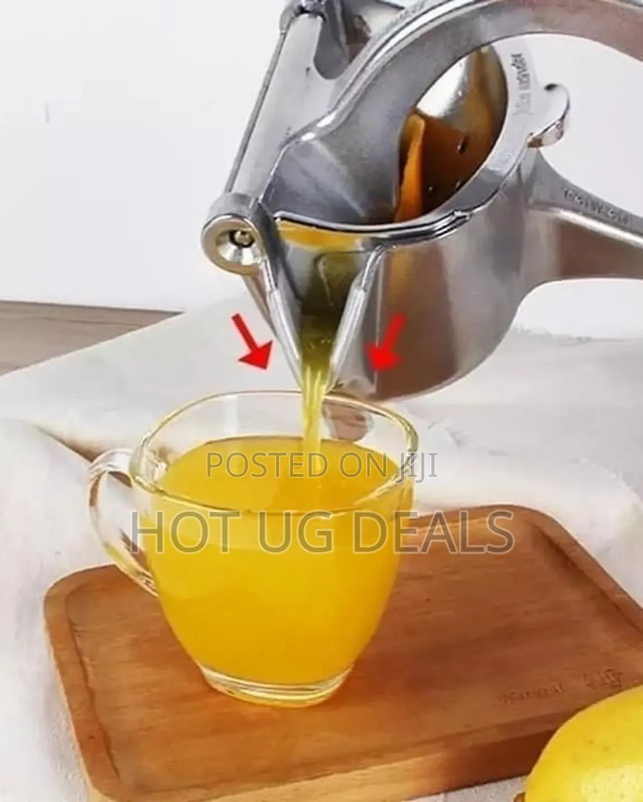 Stainless Steel Manual Fruit Press Squeezer Juicer Extractor-silver