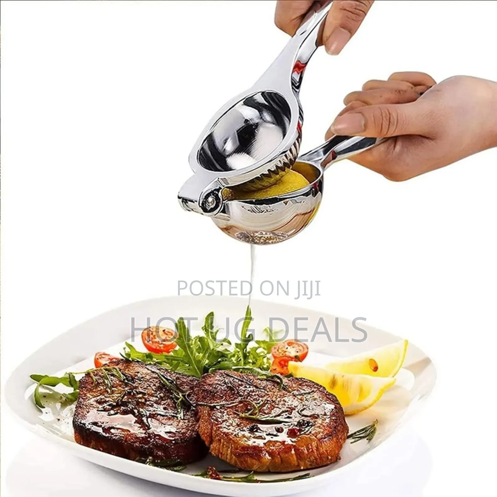 Stronh Durable Stainless Steel Lemon Squeezer- Silver