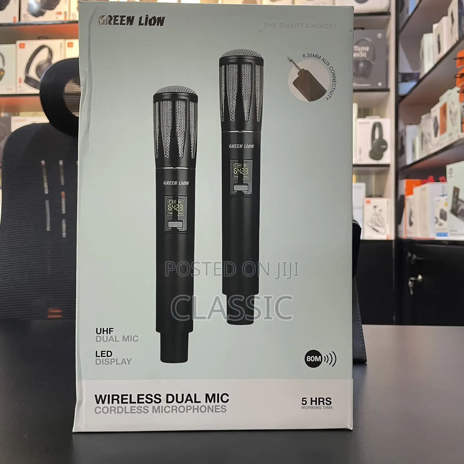Green Lion Wireless Dual Mic Cordless Microphone