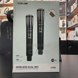 Green Lion Wireless Dual Mic Cordless Microphone
