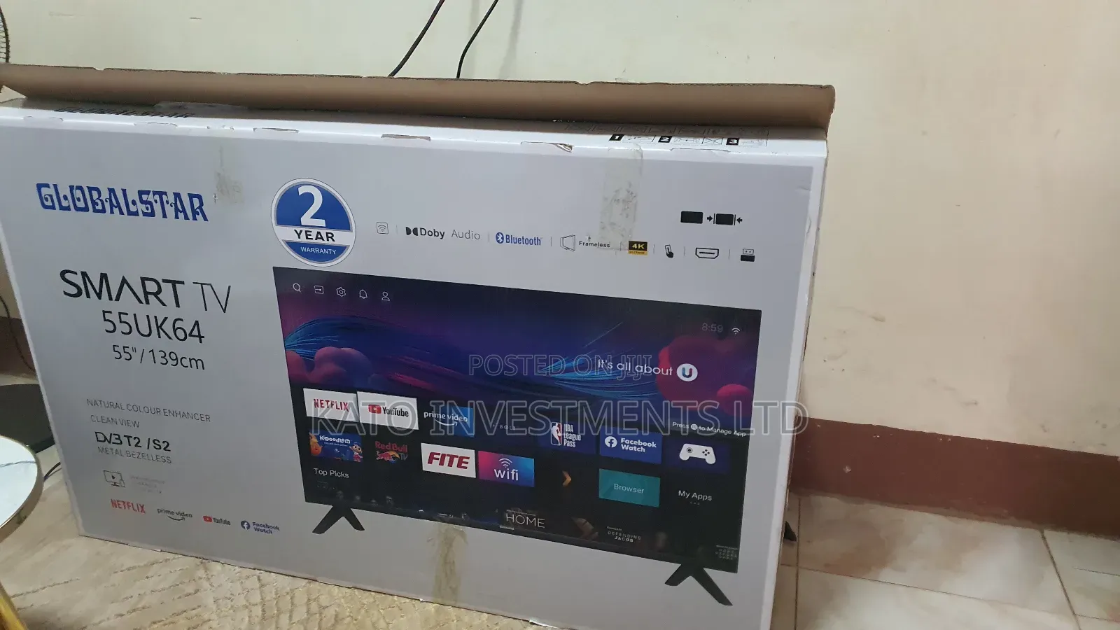 Globalstar 55 Inches 4k 2 Years Warranty