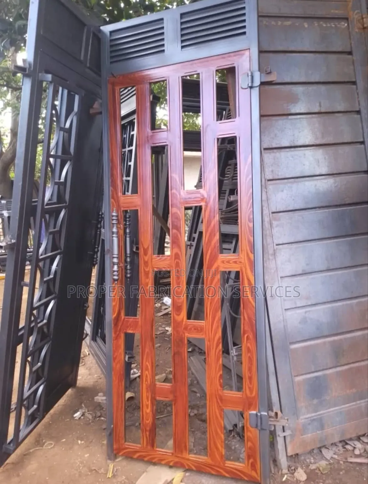 Security Doors Behind