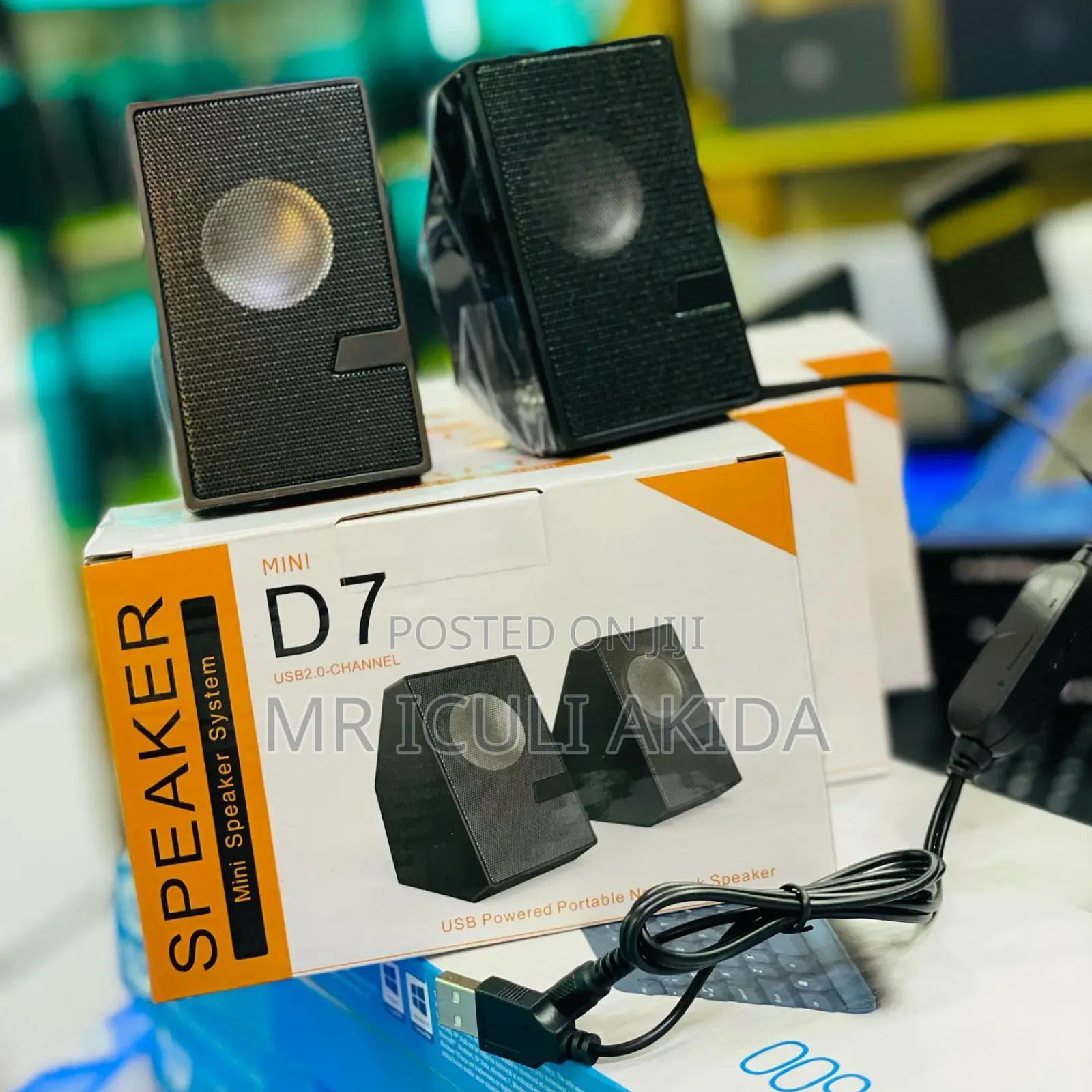 D7 Mini Multimedia Laptop and Computer Speakers