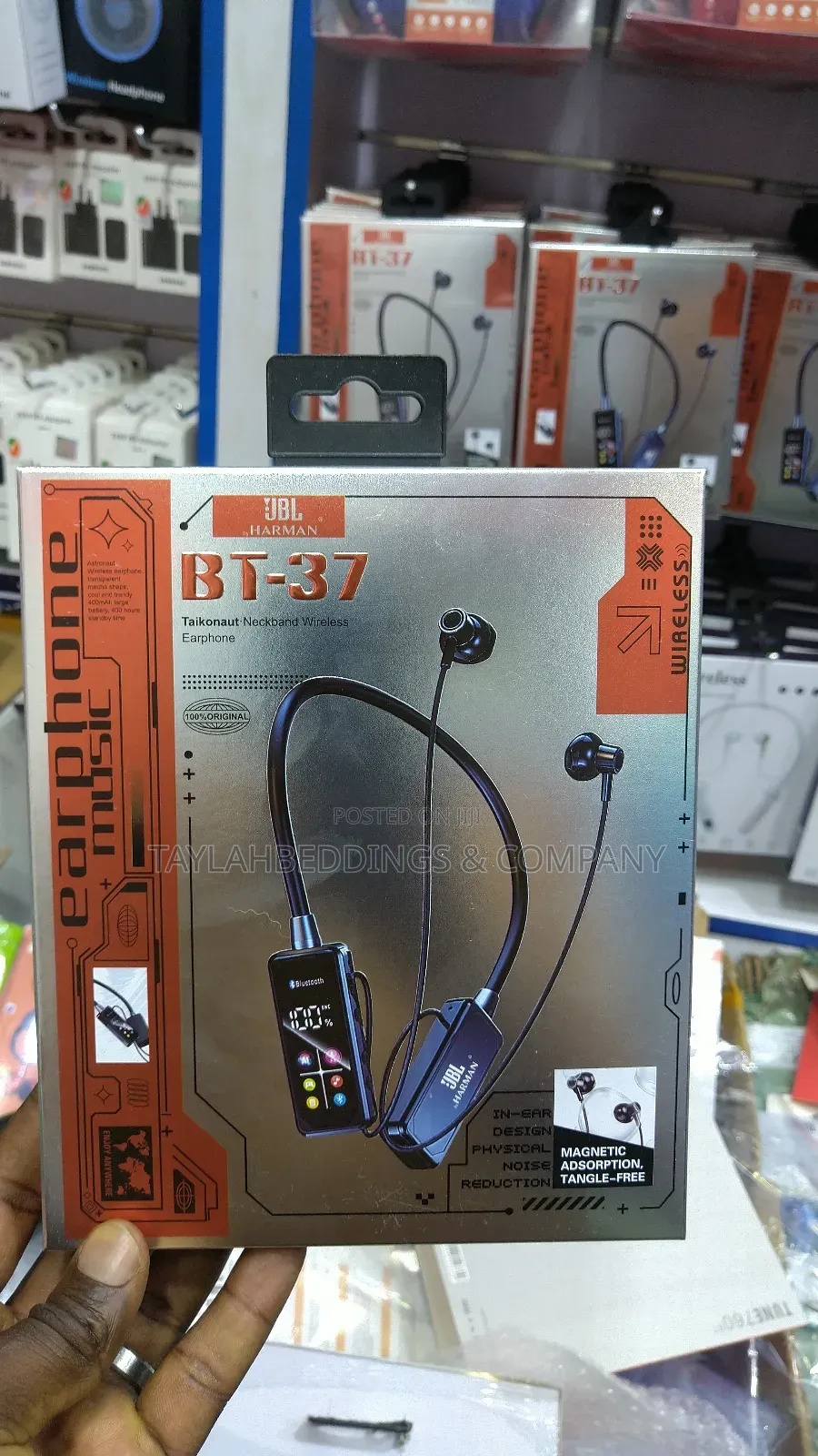 JBL Wireless Headphones With High Sound Quality Up to 24hours Playtime