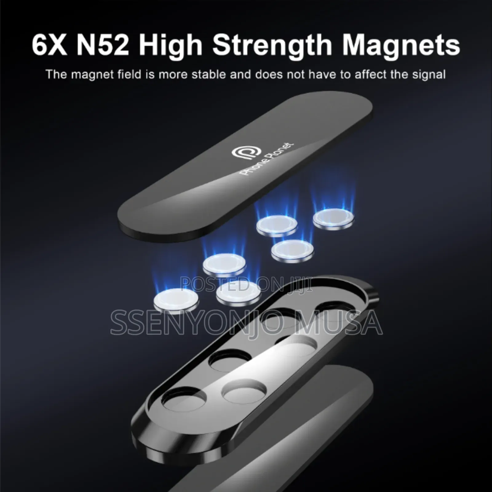 Magnetic F31 Car Bike Mobile Phone Holder – Strong Magnet Mount.