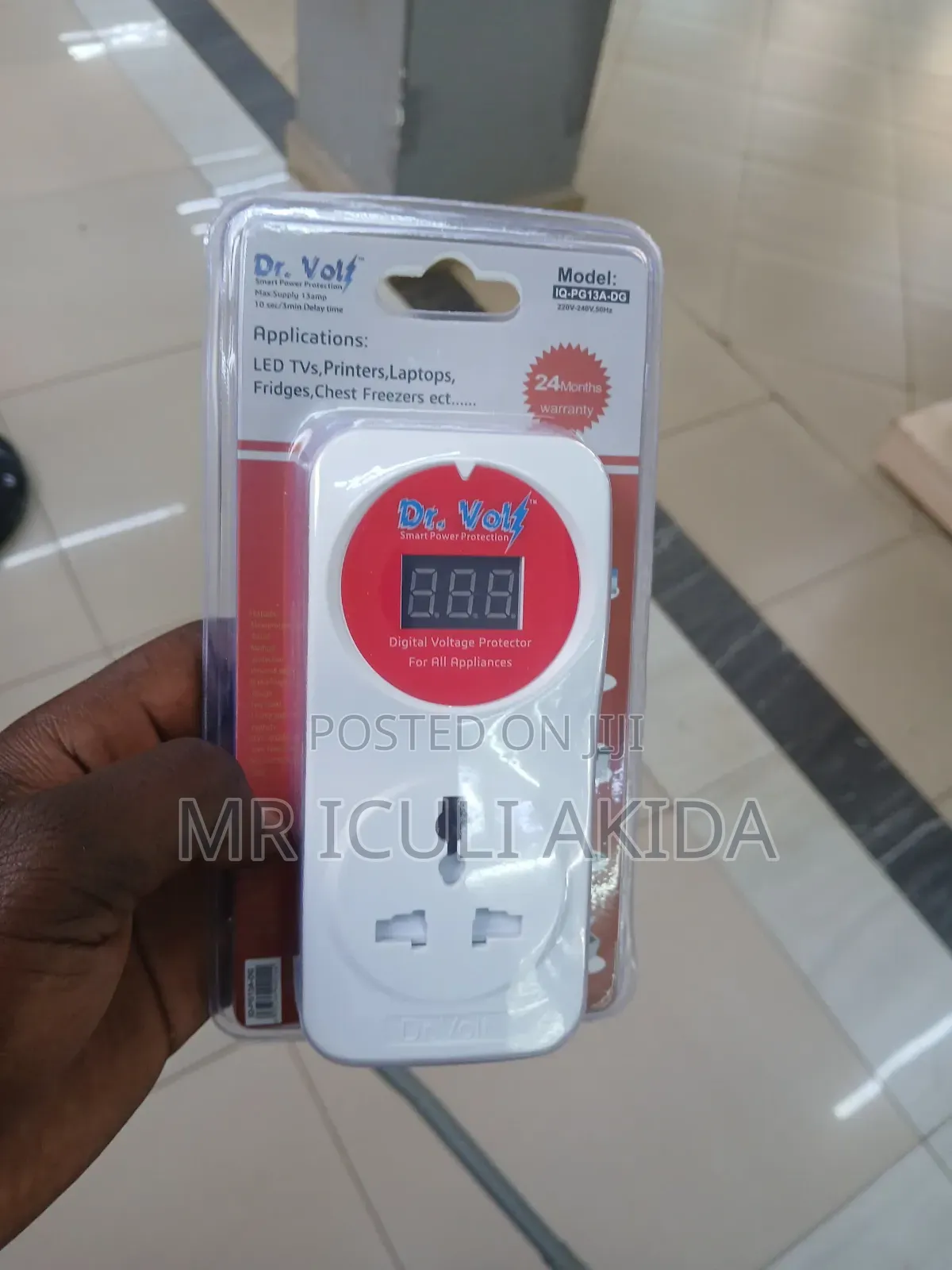 Dr.Volt Iq-Pg13a-Dg Digital Voltage Protector Surge Protector or Guard