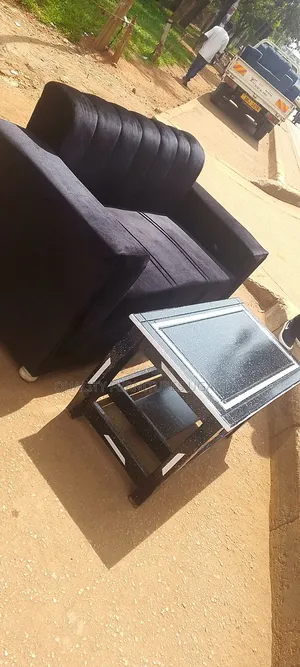 Black 2 Seater and a Table