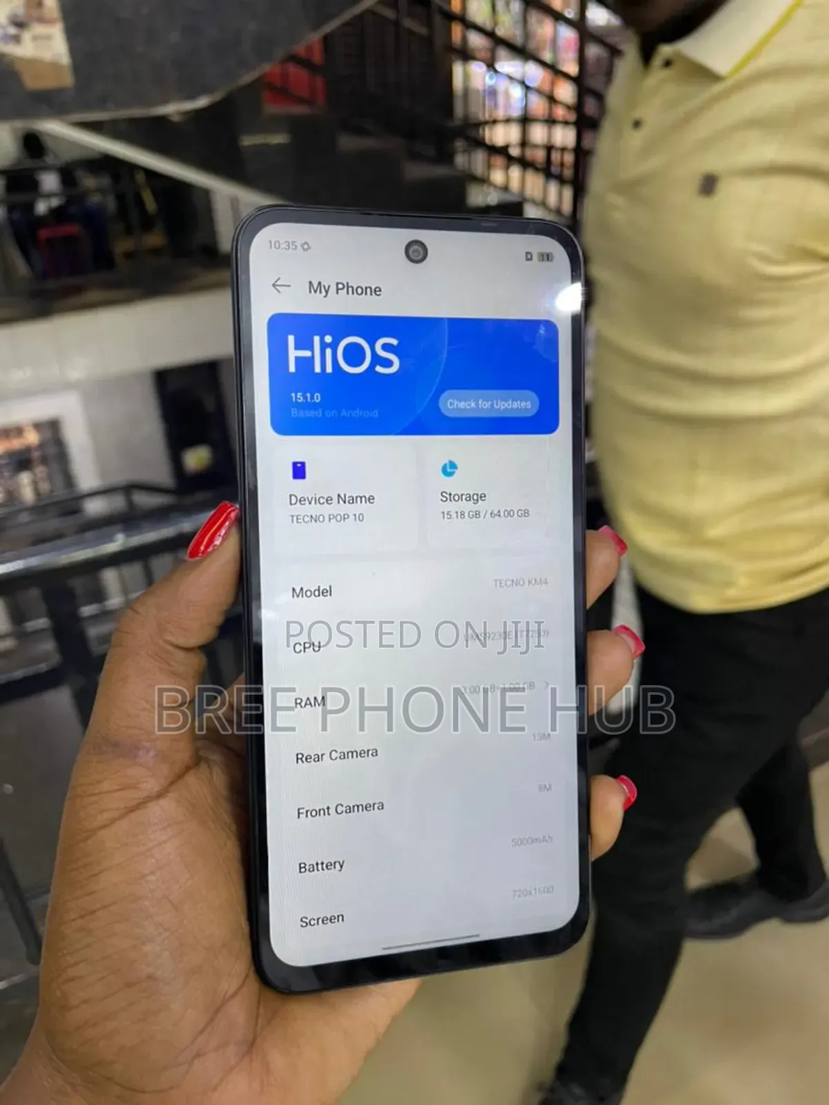 Tecno Pop 10 64 GB Black