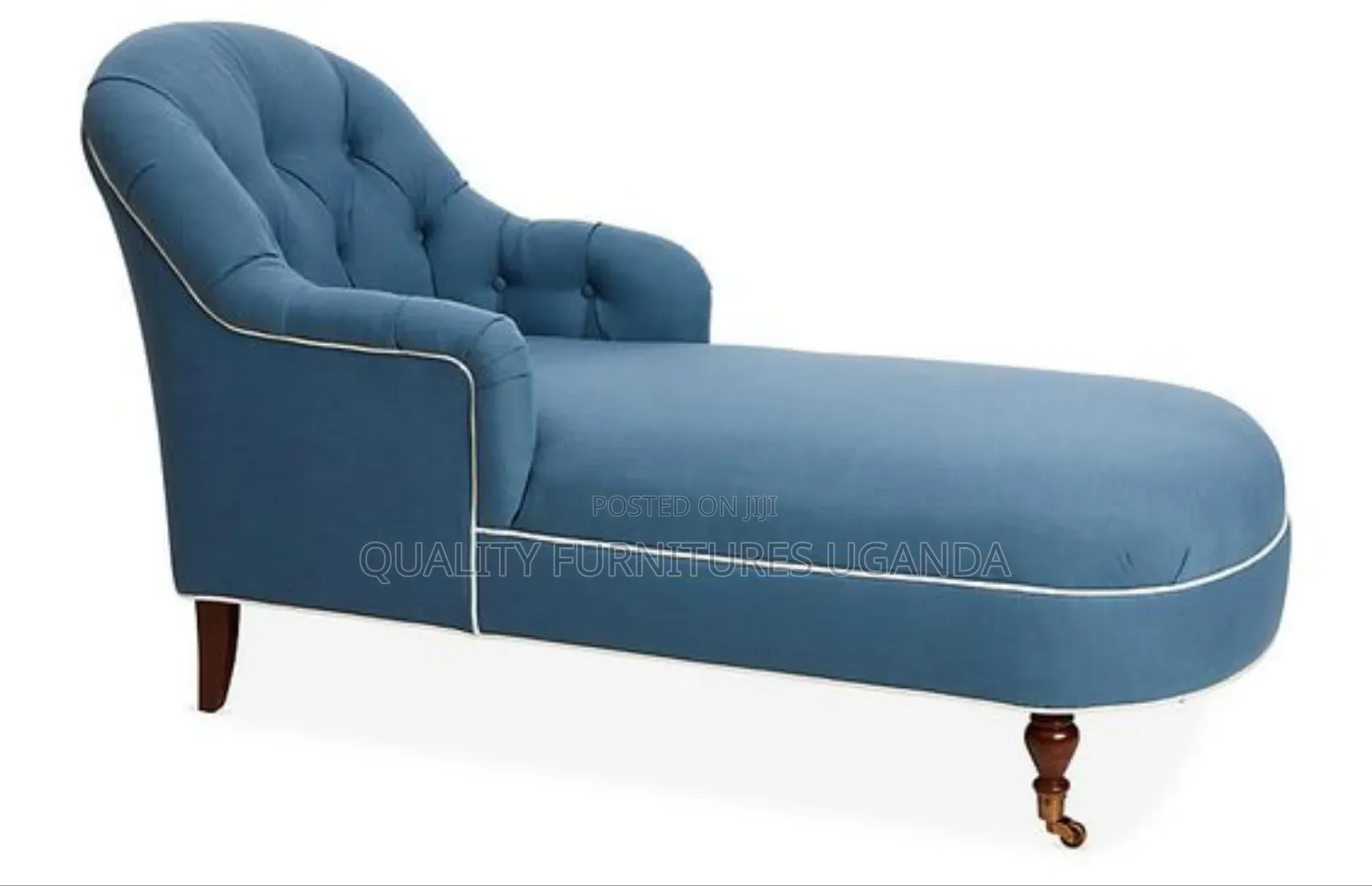 Light Blue Chesterfield/Sofa Bed