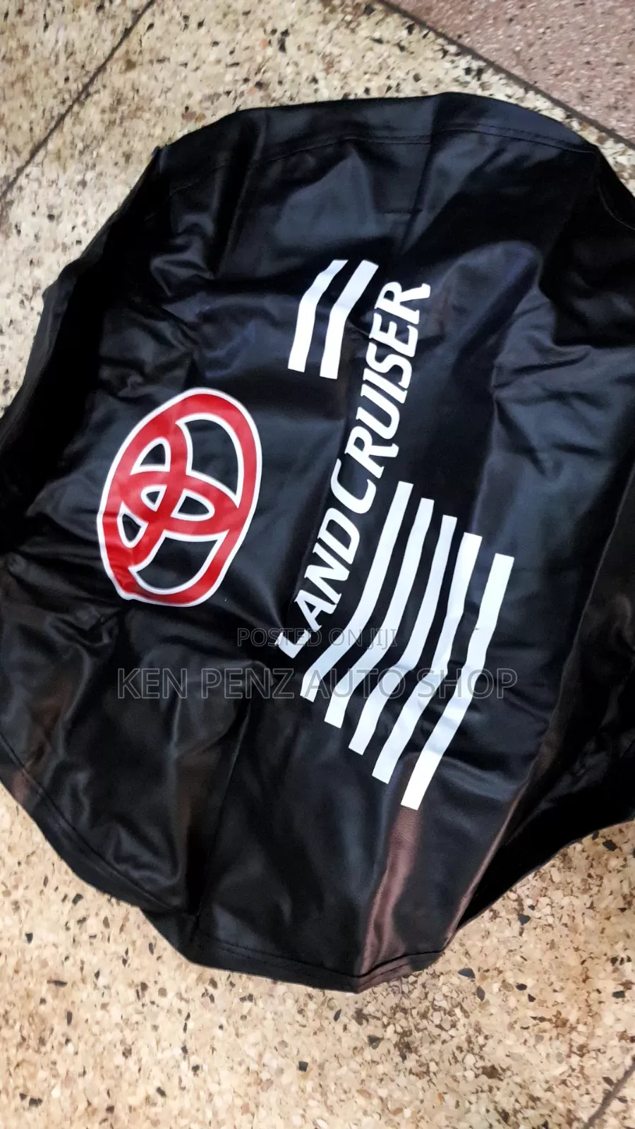 Landcruiser Leather Spare Tyre Cover