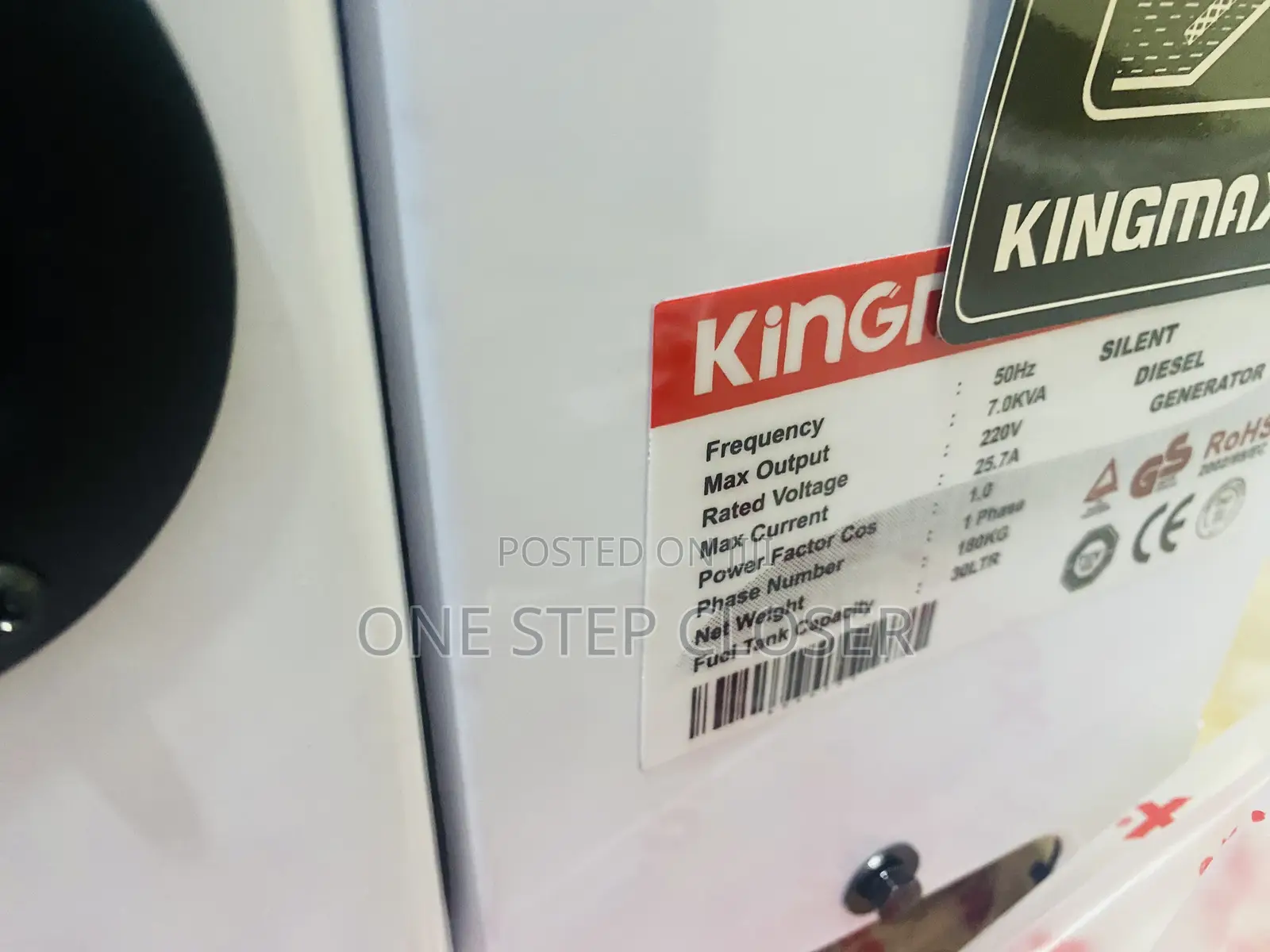 7kva Original Kingmax Silent Generator