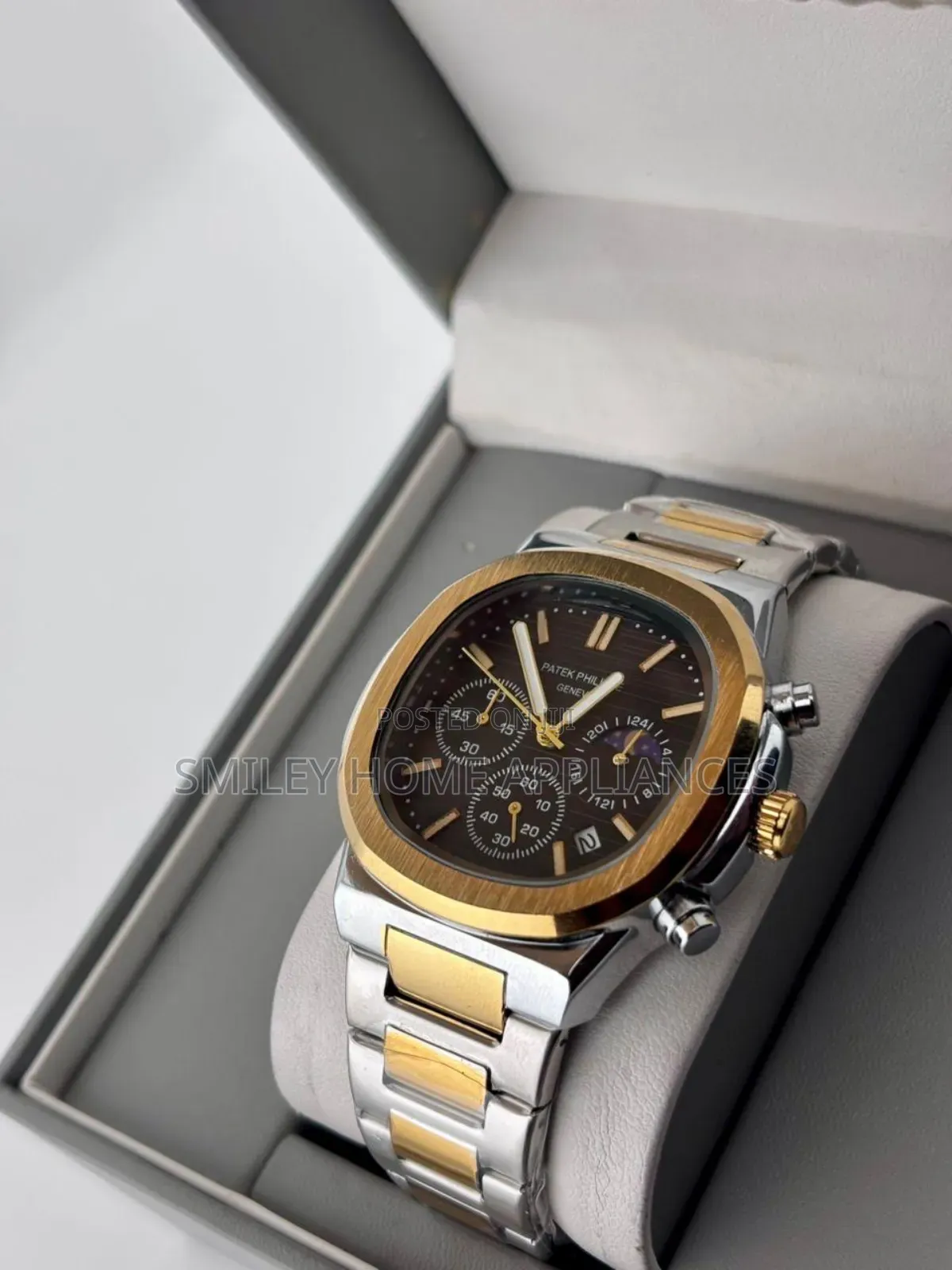 Geneva Patek Philippe Men's Original Wrist Time Piece at 20% Discount