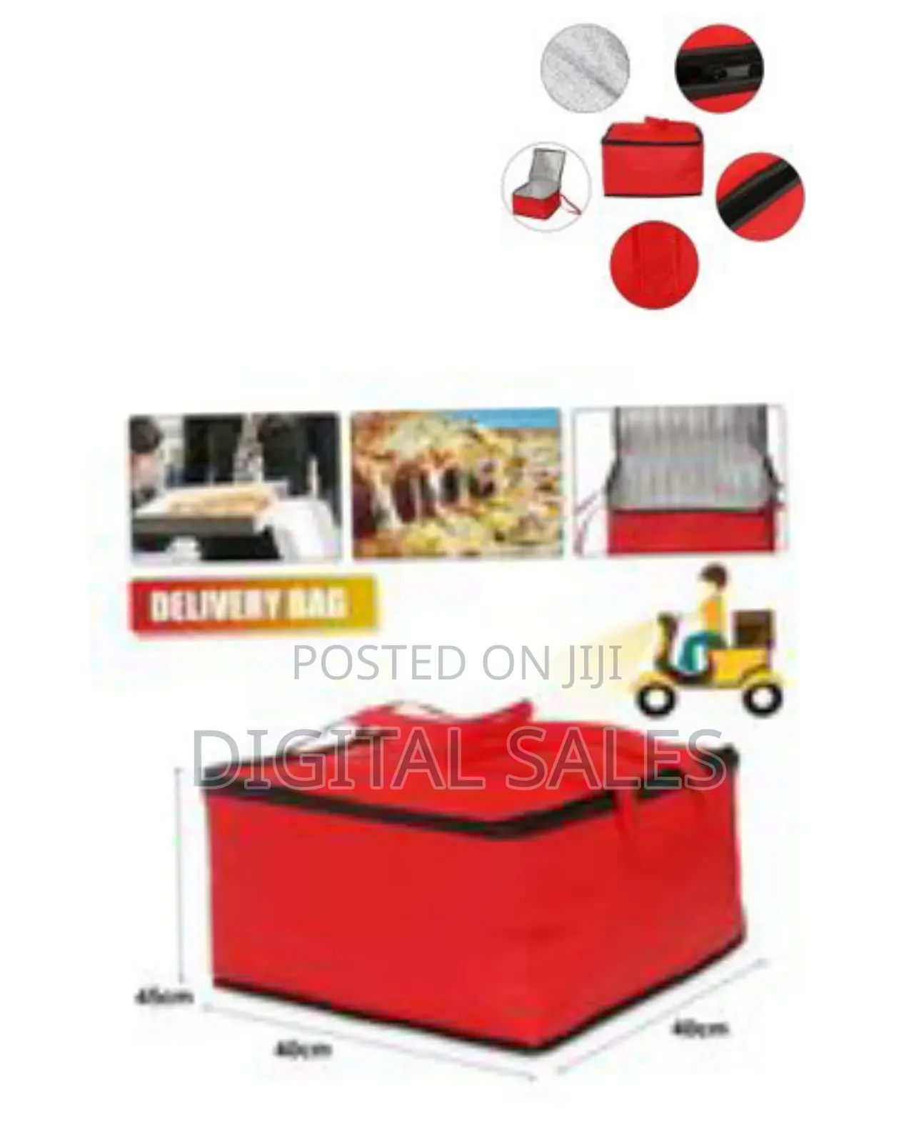 Insulated Thermal Cooler Bag Cool Lunch Foods Drink Boxes Drink