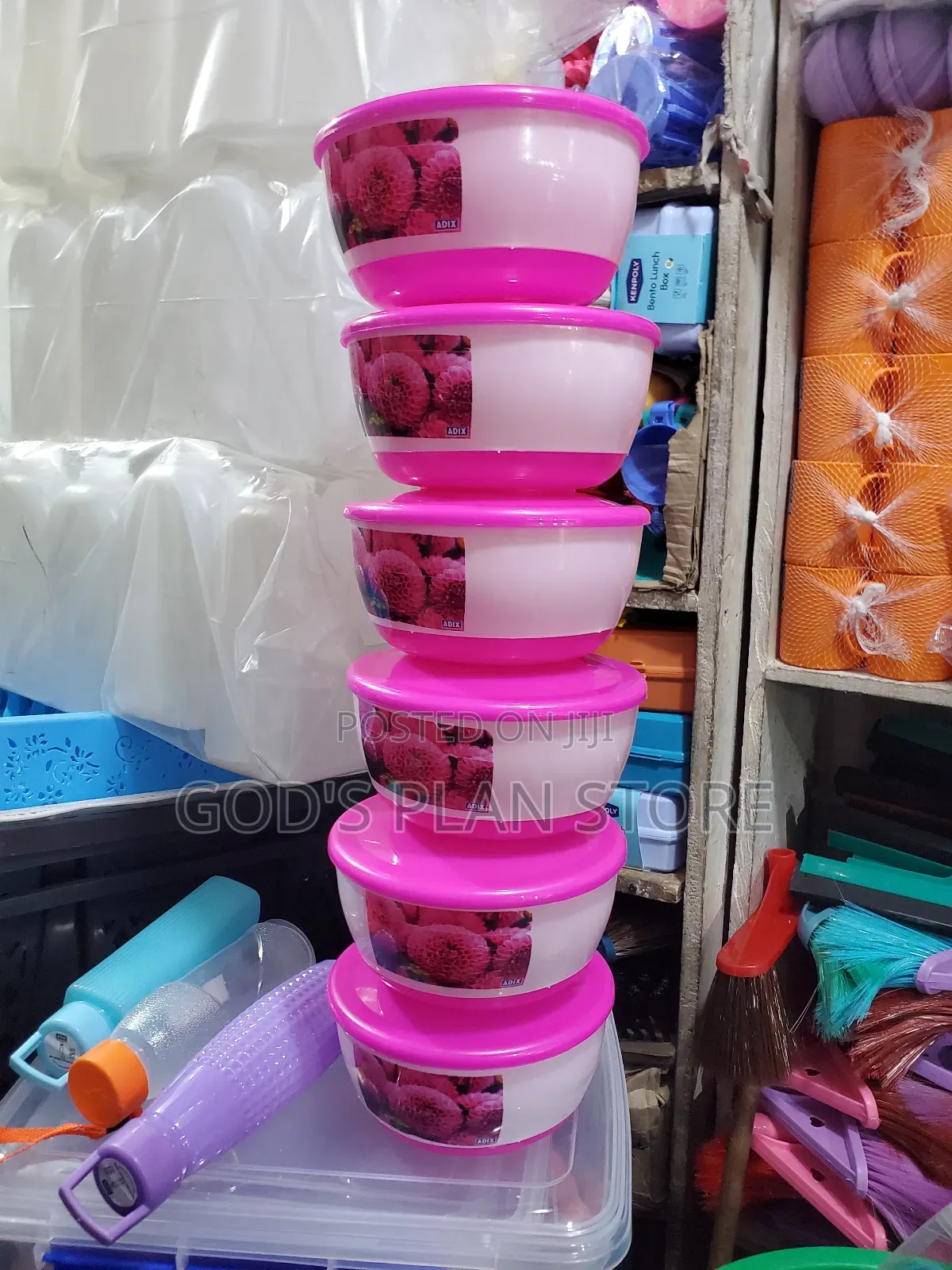 Colored Food Storage Containers Plastic Food Storage Containers 6pcs