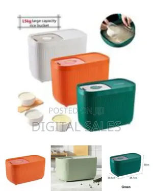 10 Litres Kitchen Household Rice Bucket Insect and Moisture Proof
