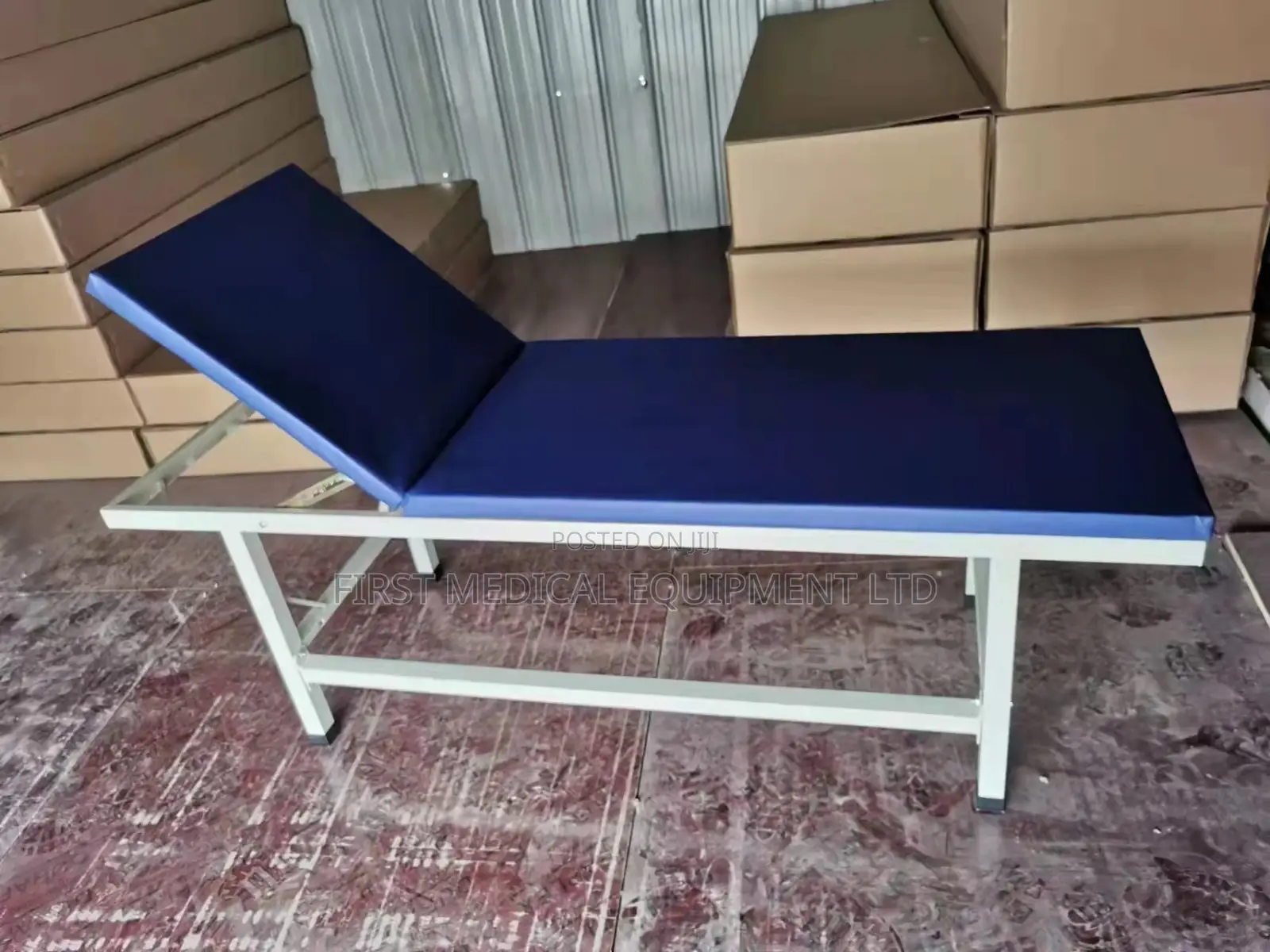 Epoxy Coated Examination Couch - Easy to Clean - Hospital Use