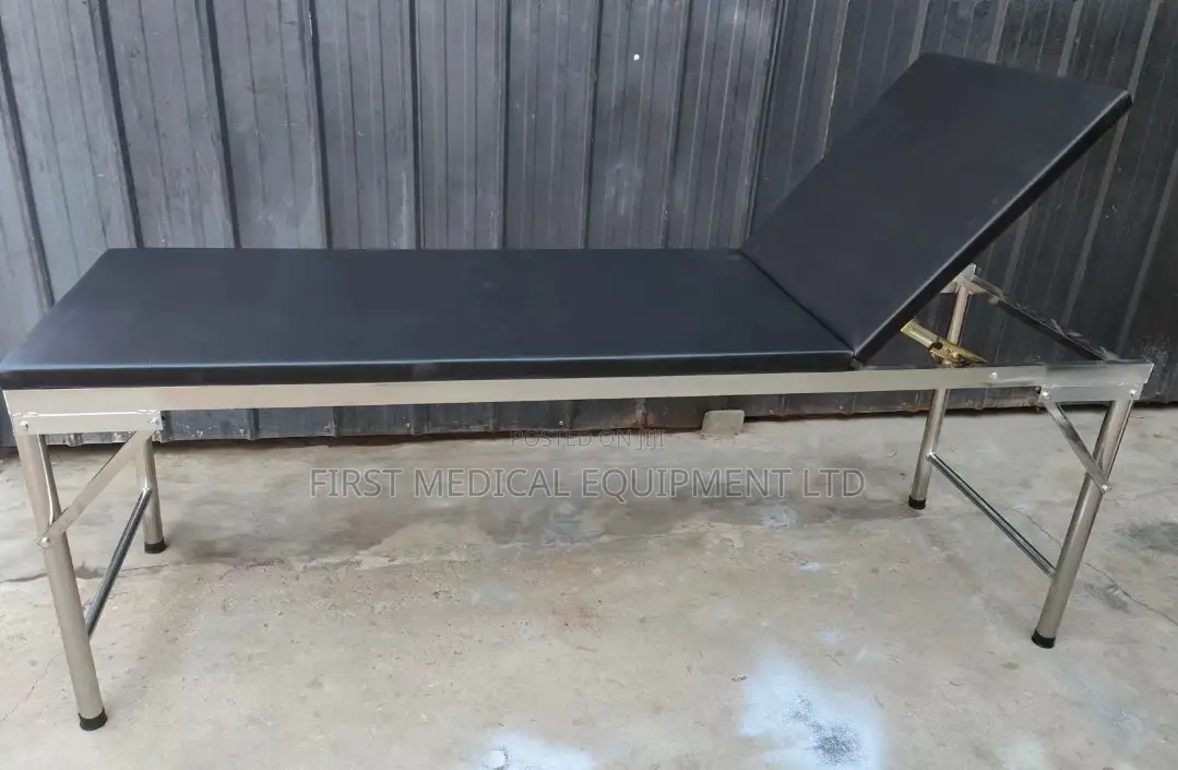 Stainless Steel Examination Couch - Easy to Clean - Hospital