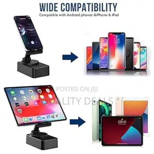 2in1 Adjustable Phone Stand With Speaker
