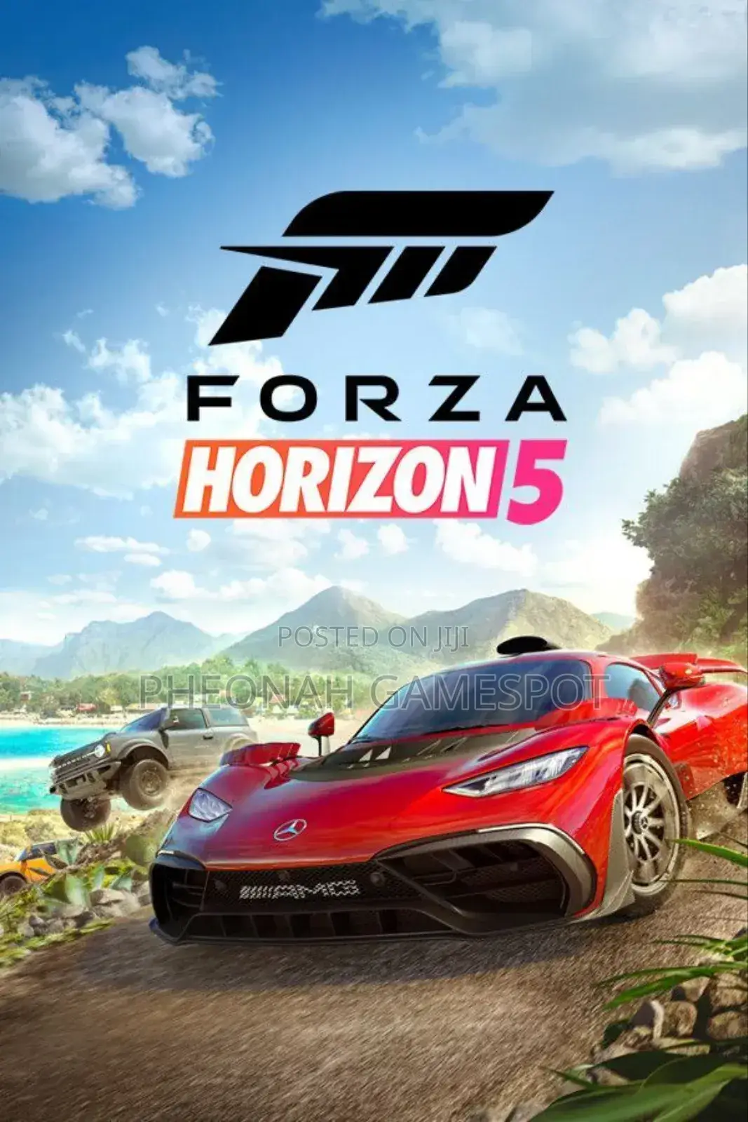 Forza Horizon 5. Pure Driving Freedom. Unlocked for Playstation 5.