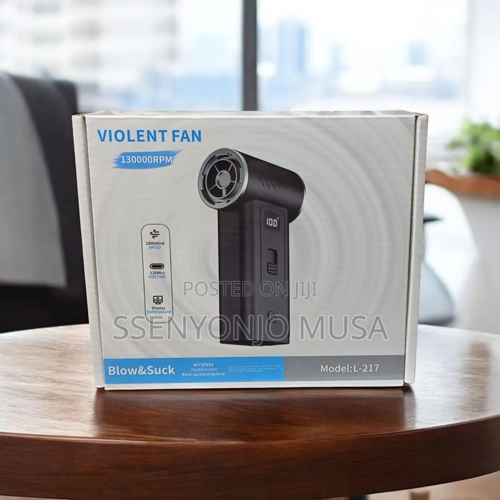 130000rpm Mini Turbo Jet Fan | Rechargeable Electric Air Duster Car.