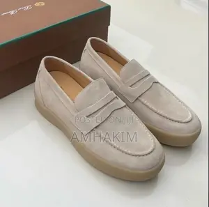 Classic Men Suede Lara Piana Loafers In Stock