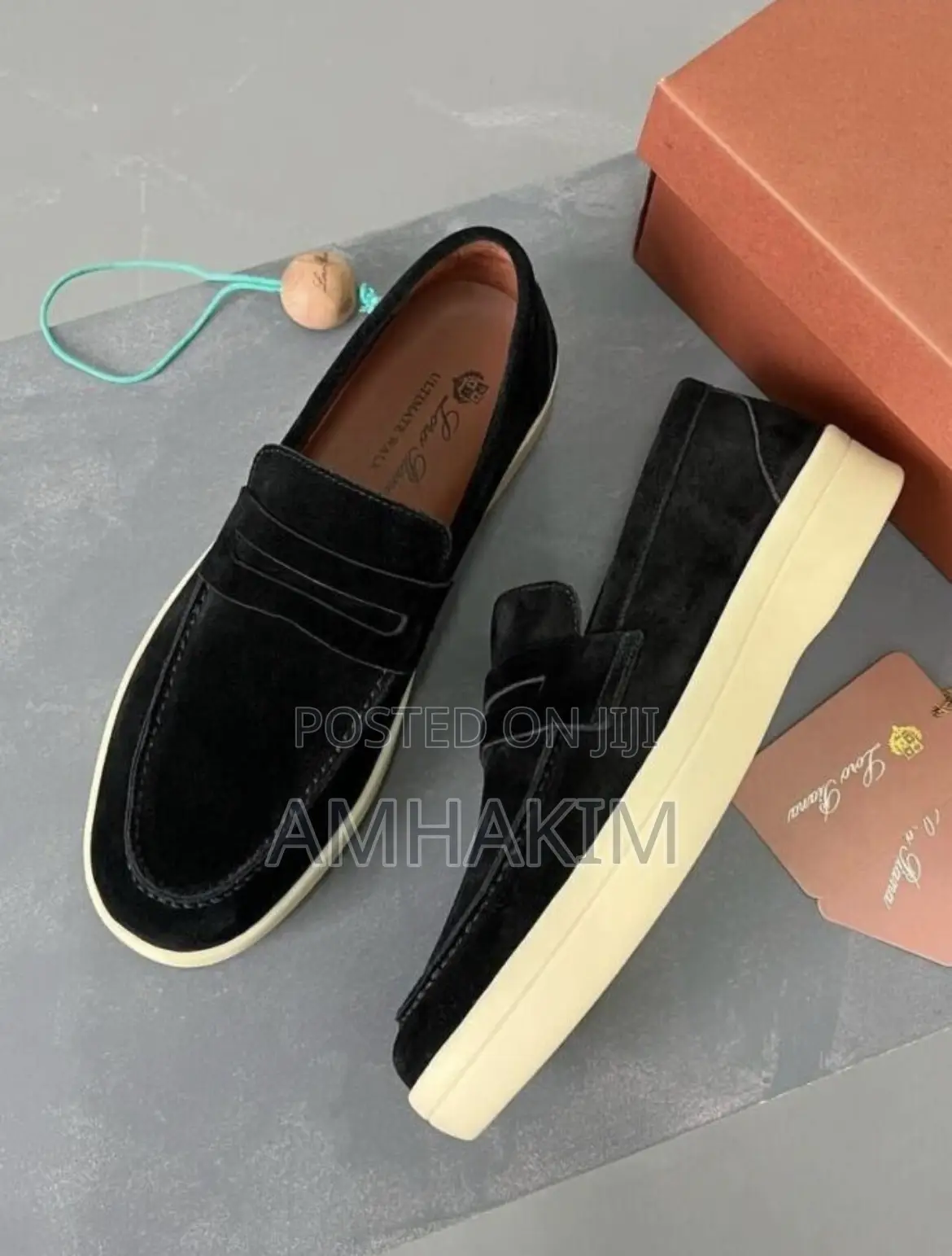 Classic Men Suede Lara Piana Loafers In Stock