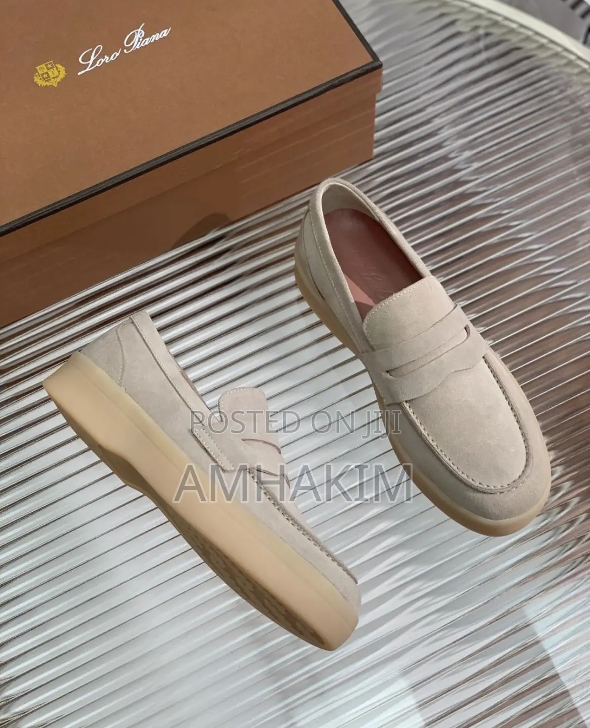Classic Men Suede Lara Piana Loafers In Stock