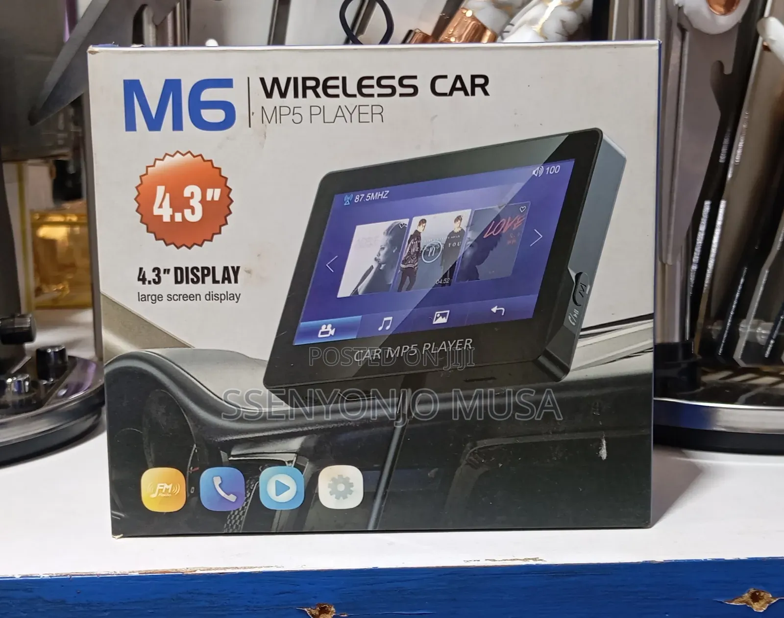 M6 Wireless Car Mp5 Player | Bt 5.0 Touchscreen Multimedia Audio