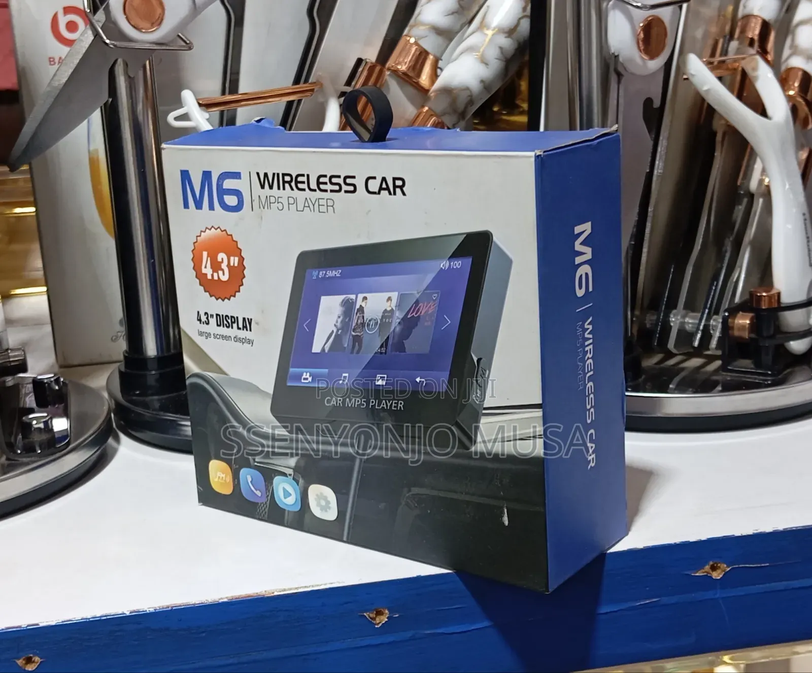 M6 Wireless Car Mp5 Player | Bt 5.0 Touchscreen Multimedia Audio