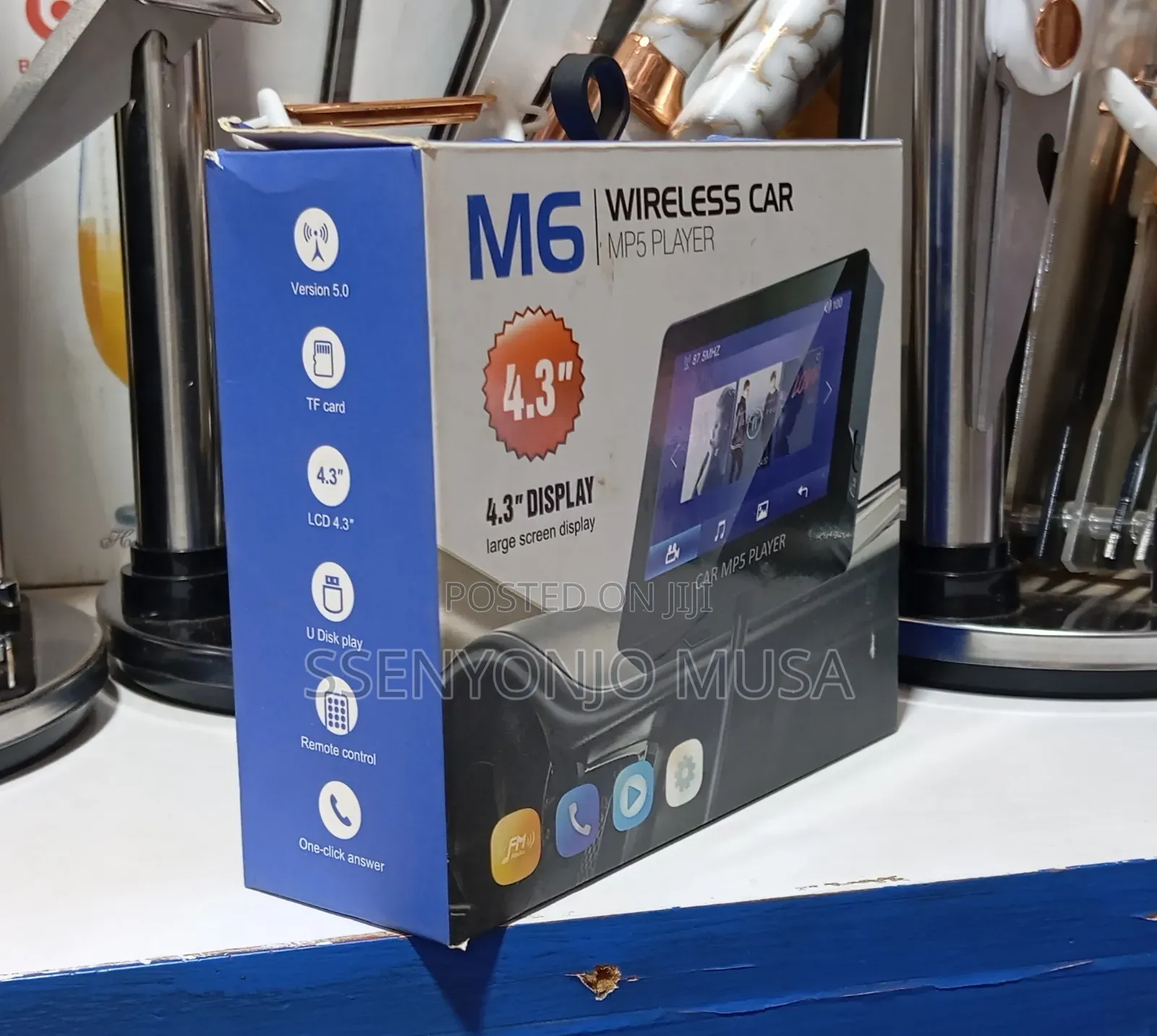 M6 Wireless Car Mp5 Player | Bt 5.0 Touchscreen Multimedia Audio