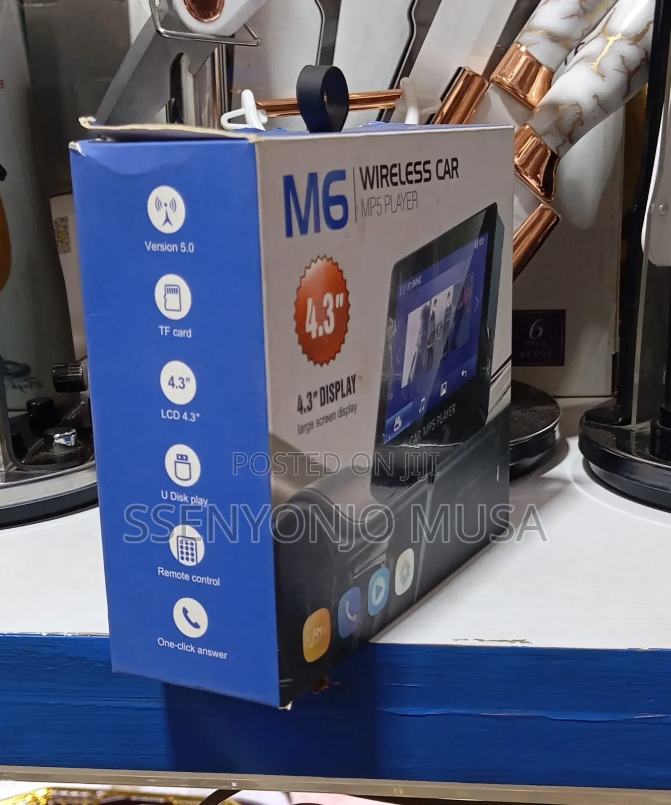 M6 Wireless Car Mp5 Player | Bt 5.0 Touchscreen Multimedia Audio