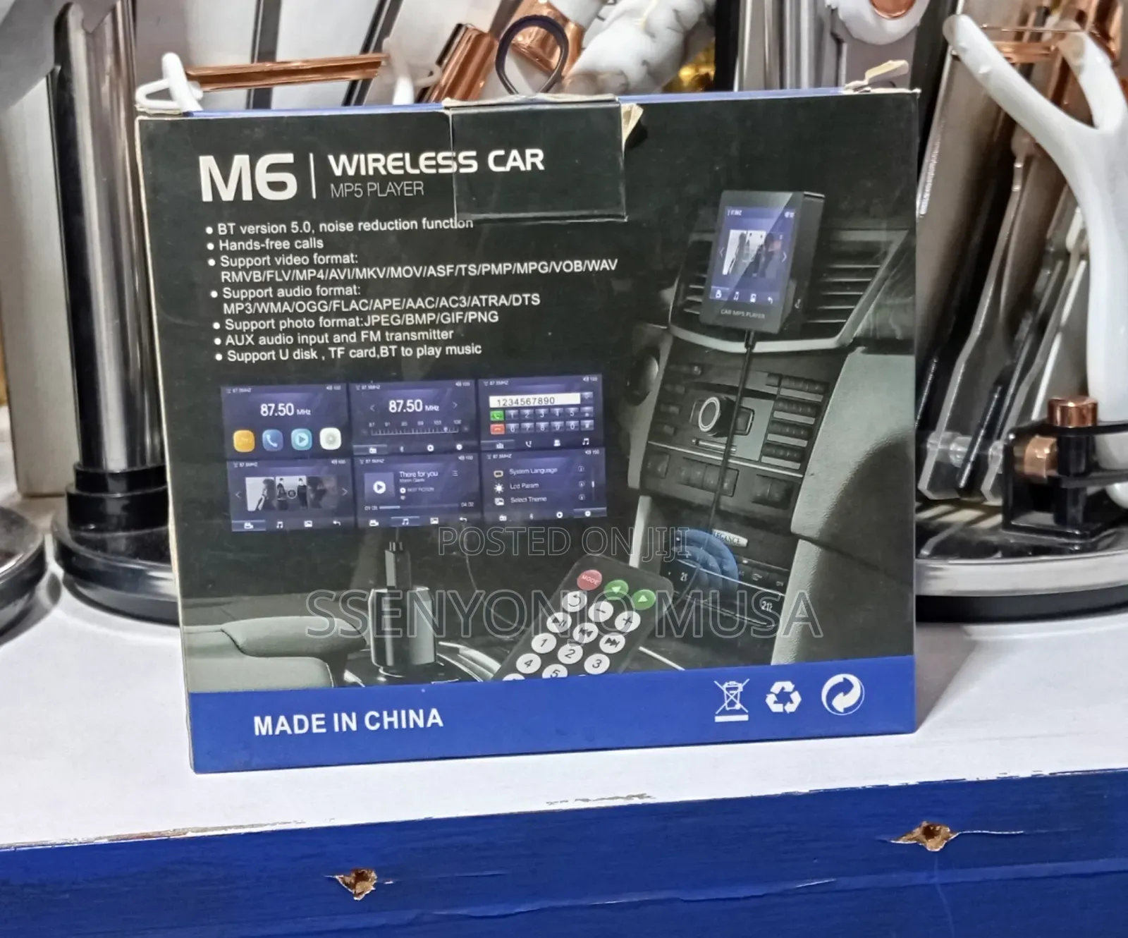 M6 Wireless Car Mp5 Player | Bt 5.0 Touchscreen Multimedia Audio
